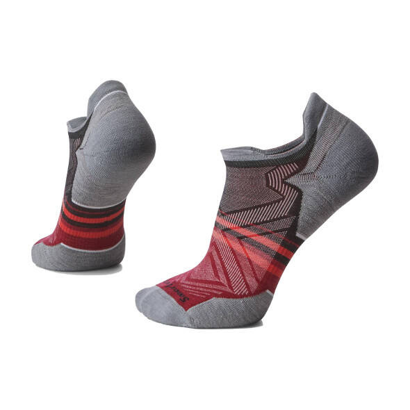 Skarpety Smartwool Run Targeted Cushion Low Ankle Pattern Socks szare męskie