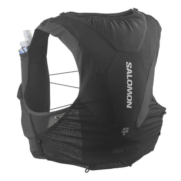 Plecak Salomon Adv Skin 5 czarny - 5 l z flaskami