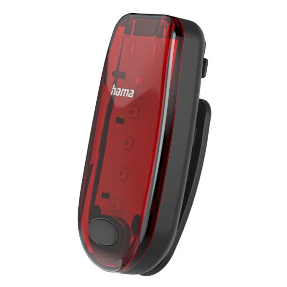 Czerwone światło lampka ostrzegawcza na klips Hama 1 szt do ładowania