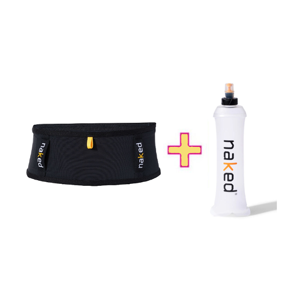 Zestaw pas do biegania Naked Running Band + Soft Flask 350 ml lub 500 ml