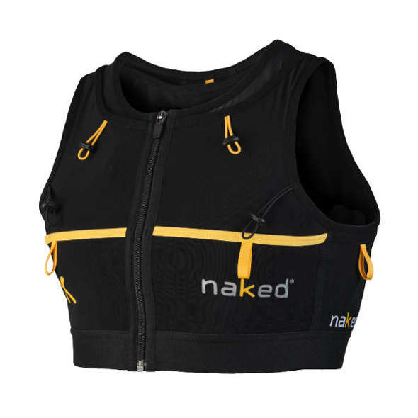 Kamizelka Naked Running Vest High Capacity czarna męska + 2 soft flaski - 3 l