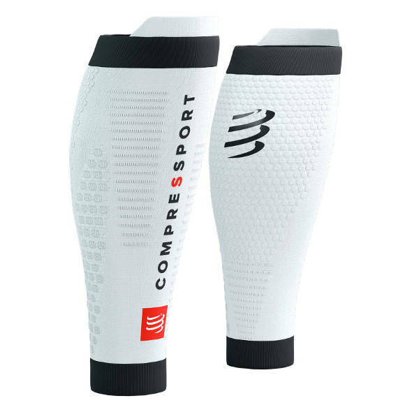 Opaski kompresyjne Compressport R2 3.0 białe