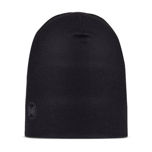 Czapka Buff Ecostretch Beanie Solid Black czarna