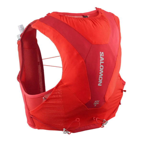 Plecak Salomon Adv Skin 5 czerwony - 5 l z flaskami