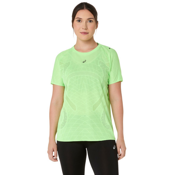 Koszulka Asics Metarun SS Top damska zielona