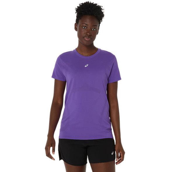 Koszulka Asics Road SS Seamless Top damska fioletowa