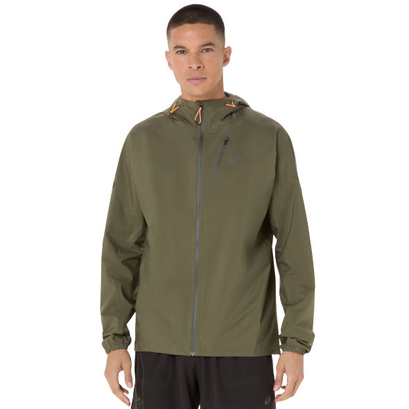 Kurtka Asics Fujitrail Elite Waterproof Jacket zielona męska AW25
