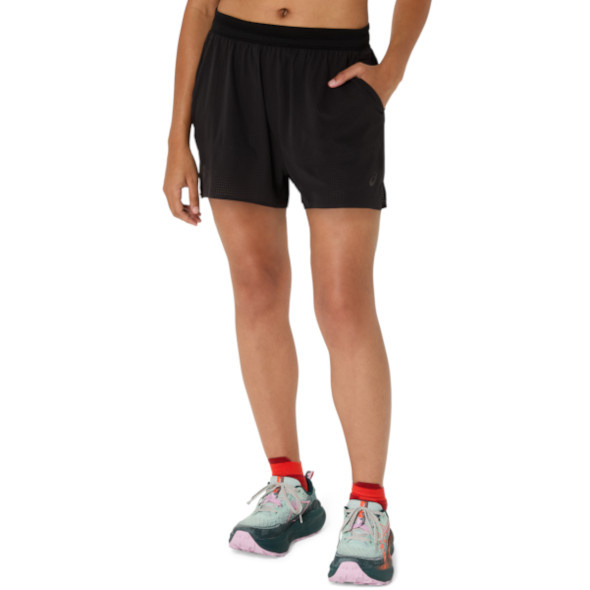 Spodenki Asics Fujitrail Elite Short damskie czarne