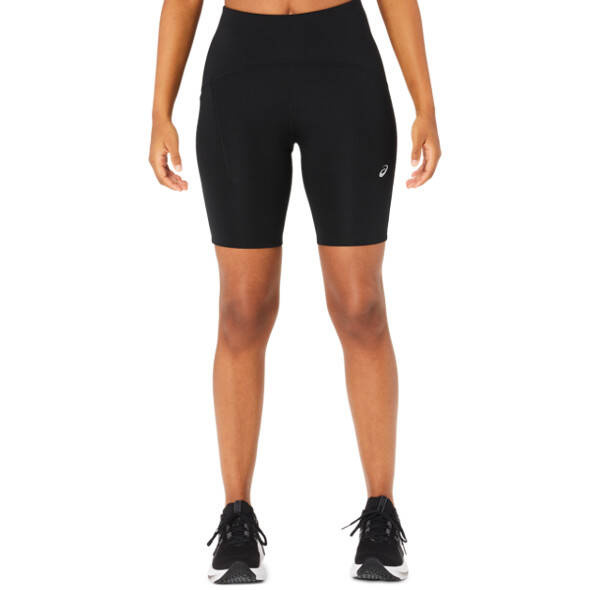 Krótkie legginsy Asics Road High Waist 8in Sprinter damskie czarne SS24