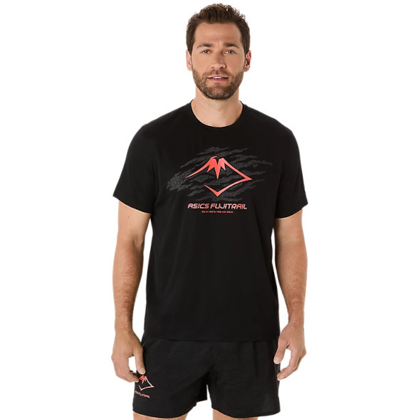 Koszulka Asics Fujitrail Logo SS Top kremowa męska 