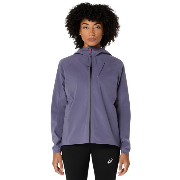 Kurtka Asics Metarun Waterproof Jacket damska fioletowa SS25