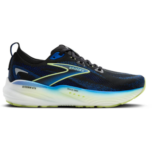 Buty Brooks Glycerin GTS 22 czarno-niebieskie męskie SS25