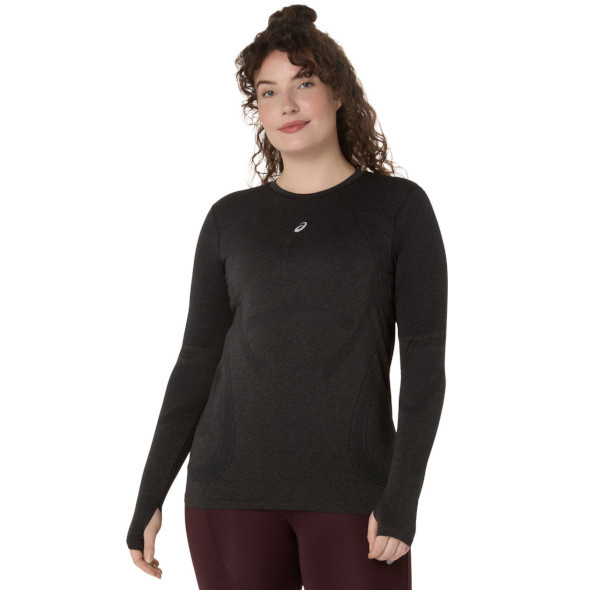 Koszulka Asics Road Seamless Ls Top damska czarna AW25