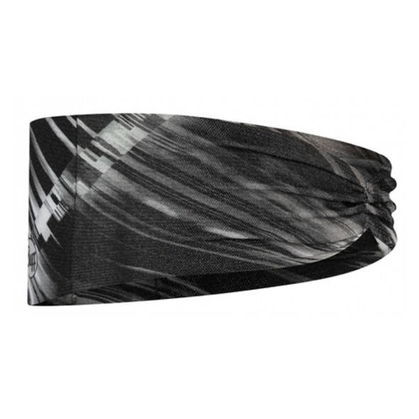 Opaska Buff Coolnet UV Ellipse Headband Jaru Graphite czarno-szara