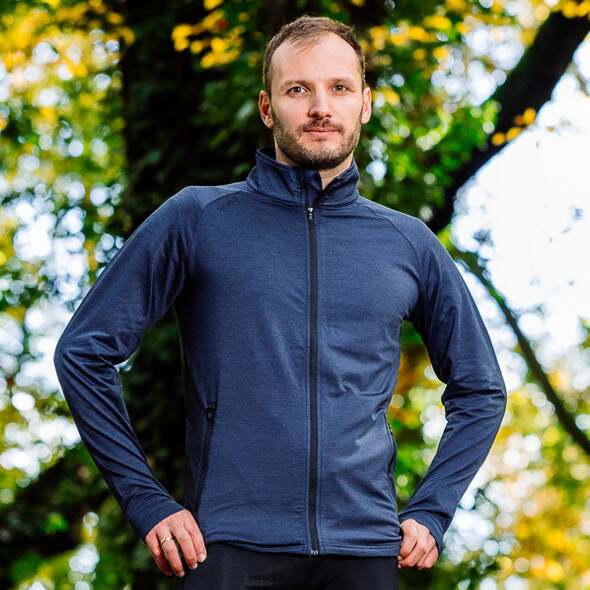 Bluza Dobsom Kaita szara męska