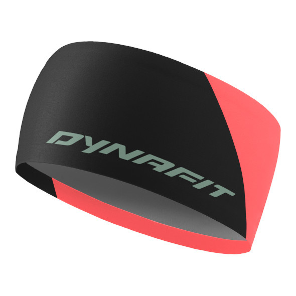 Opaska Dynafit Performance 2 Dry Headband czarno - koralowa