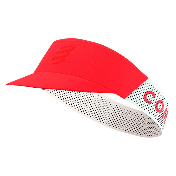 Daszek Compressport Pro Racing Visor czerwono-biały