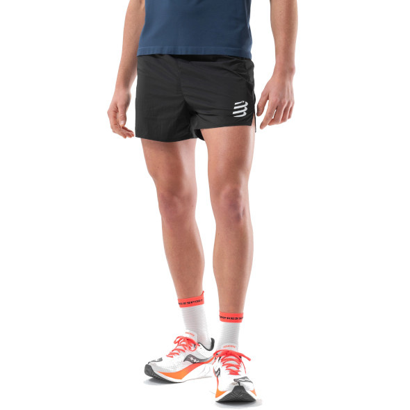 Spodenki Compressport Performance Short czarne męskie 