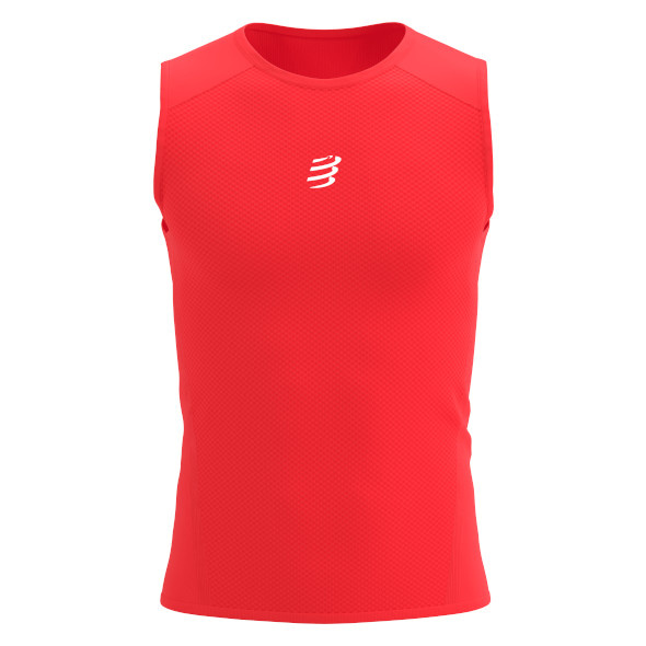 Koszulka Compressport Trail Racing Tank czerwona męska