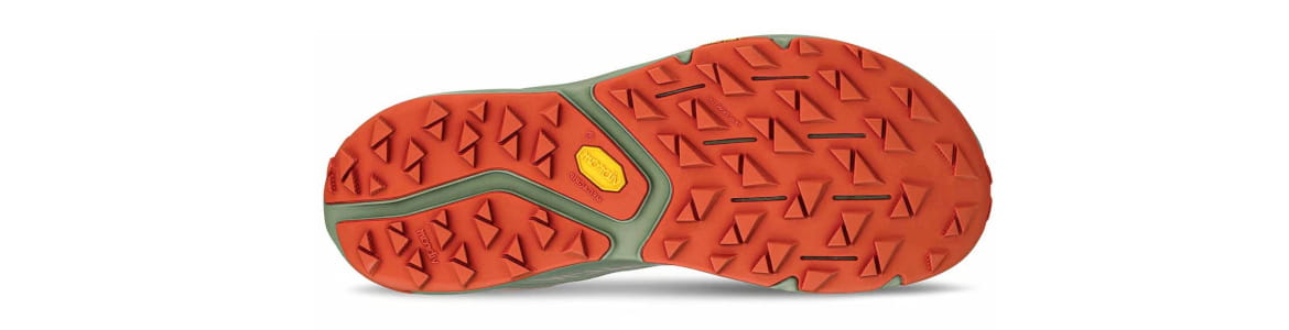 Buty męskie Altra Experience Wild 3+ zielono-beżowe - zdjęcie podeszwy zewnetrznej