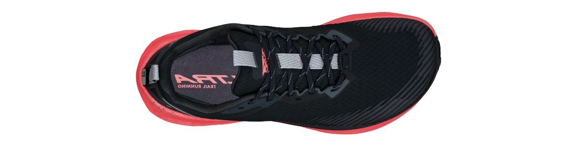 Buty męskie Altra Experience Wild 2 czarno-koralowe - zdjęcie cholewki