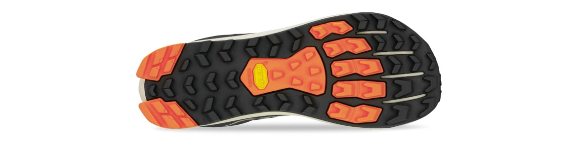 Buty męskie Altra Lone Peak 9+ szare - zdjęcie podeszwy zewnetrznej
