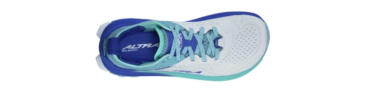 Buty damskie Altra Olympus 6 niebieskie - zdjęcie cholewki 