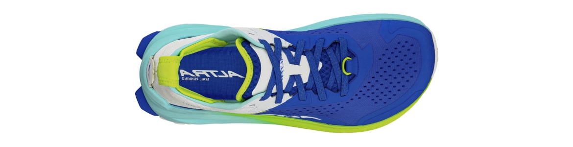 Buty męskie Altra Olympus 6 niebieskie - zdjęcie cholewki 