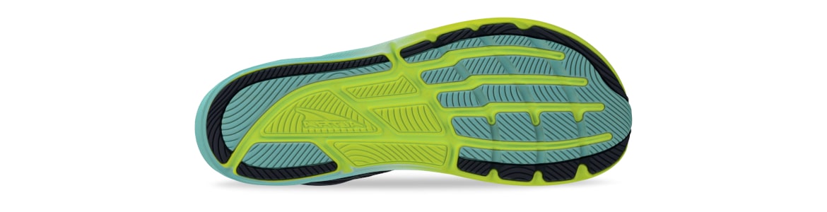 Buty męskie Altra Torin 8 czarno-zielone - zdjęcie podeszwy zewnetrznej