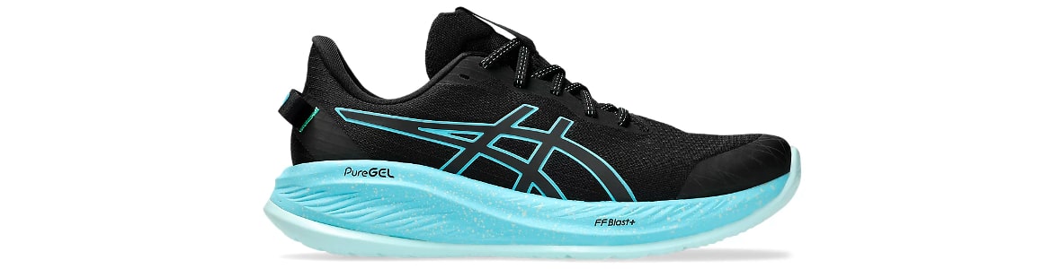 Buty męskie Asics Gel-Cumulus 26 Lite-Show czarno-niebieskie - zdjęcie podeszwy środkowej