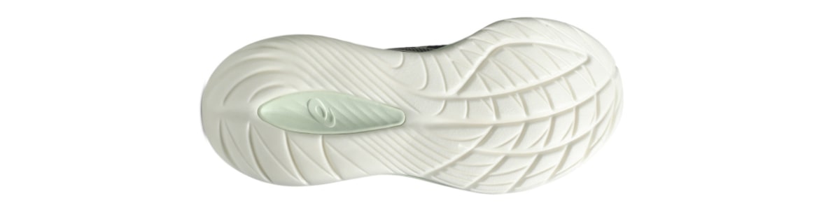 Buty damskie Asics Gel-Cumulus 27 szaro-fioletowo-żółte - zdjęcie podeszwy zewnetrznej