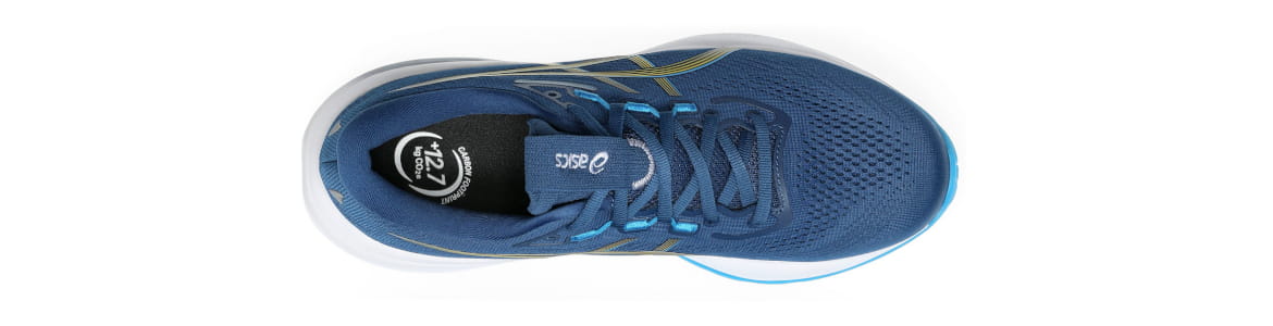 Buty męskie Asics Gel-Cumulus 28 niebieskie - zdjęcie cholewki