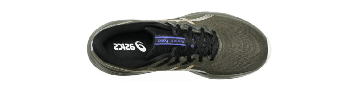Buty męskie Asics Gel-Cumulus 27 brązowe zdjęcie cholewki