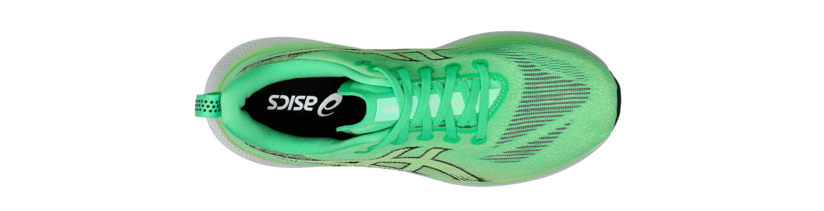 Buty męskie Asics Glideride Max 2 zielone - zdjęcie cholewki