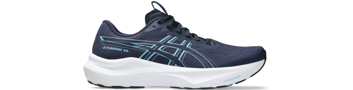 Buty męskie granatowe Asics GT-2000 14 - zdjęcie podeszwy środkowej 
