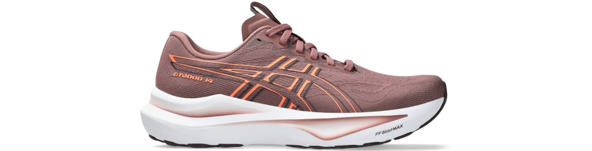 Buty damskie Asics GT-2000 14 
różowe- zdjęcie podeszwy środkowej