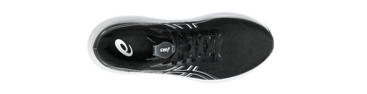 Buty męskie czarno-białe Asics GT-2000 14 - zdjęcie cholewki