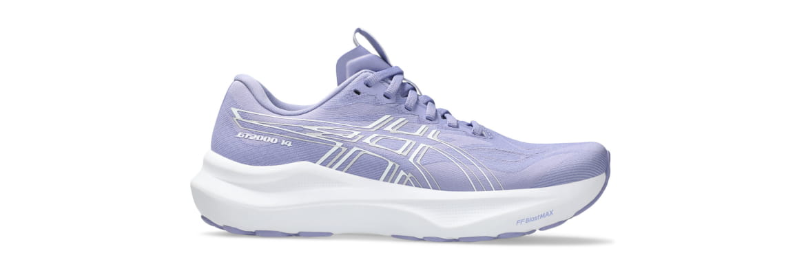 Buty damskie Asics GT-2000 14 
fioletowe - zdjęcie podeszwy środkowej