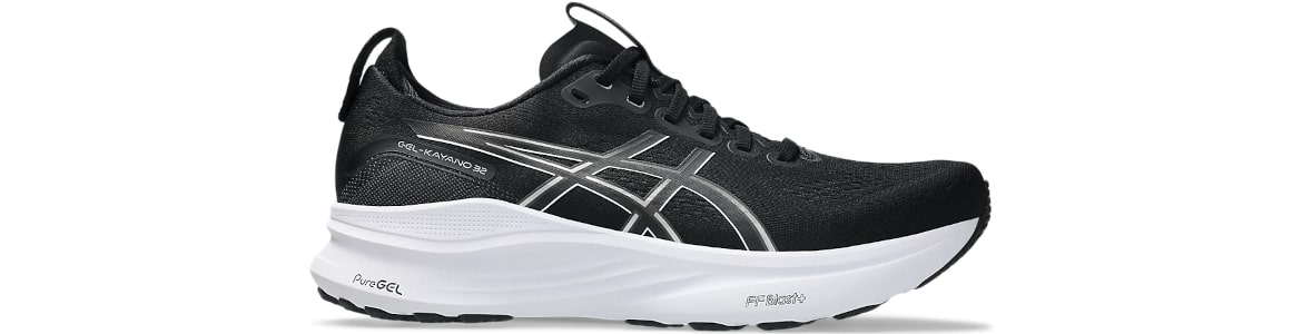 Buty męskie Asics Gel-Kayano 32 czarno-białe - zdjęcie podeszwy środkowej