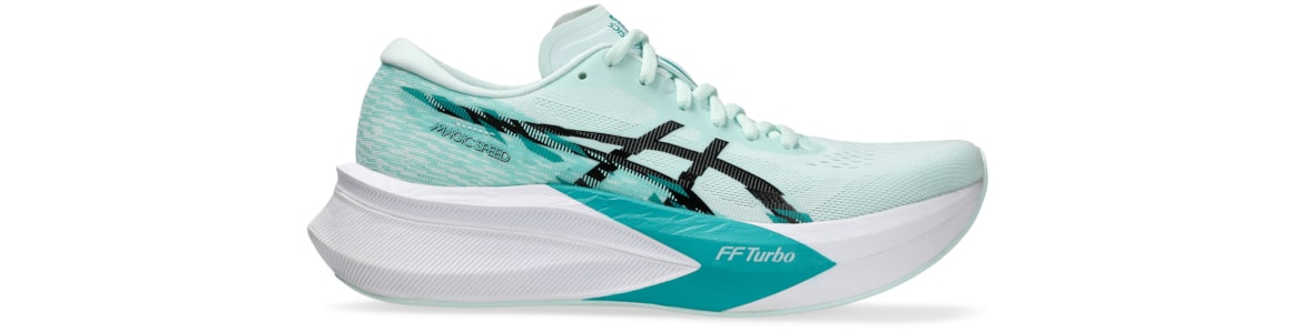  Buty męskie Asics Magic Speed 4 biało-niebieskie - zdjęcie podeszwy środkowej