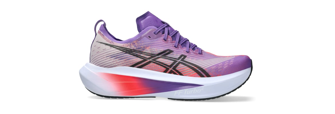 Buty męskie Asics Megablast fioletowo-czarne - zdjęcie podeszwy środkowej