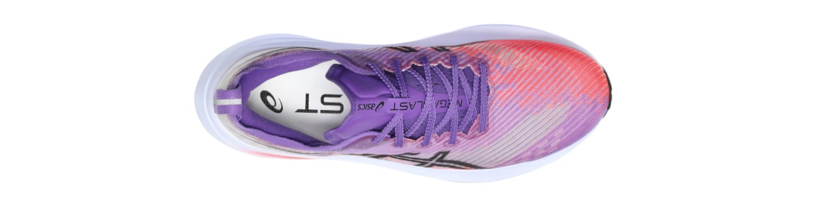 Buty męskie Asics Megablast fioletowo-czarne - zdjęcie cholewki