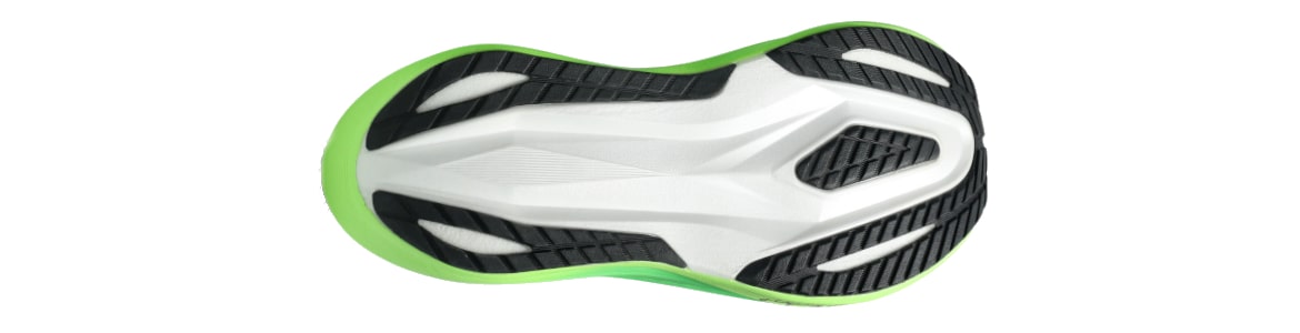 Buty męskie Asics Megablast zielone - zdjęcie podeszwy zewnetrznej