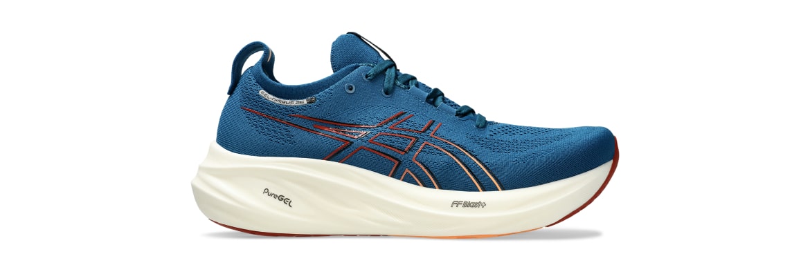 Buty męskie Asics Gel-Nimbus 26 niebieskie - zdjęcie podeszwy środkowej