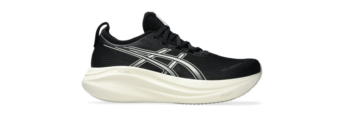 Buty męskie Asics Gel-Nimbus 27 czarne - zdjęcie podeszwy środkowej