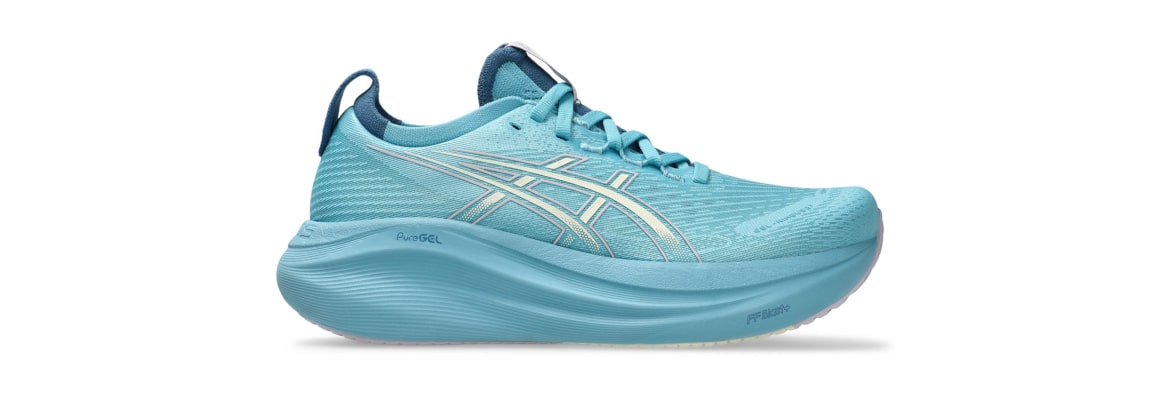 Buty damskie Asics Gel-Nimbus 27 jasnoniebieskie -zdjęcie podeszwy zewnetrznej