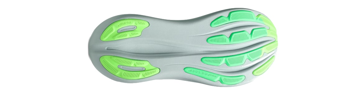 Buty męskie Asics Gel-Nimbus 28 jasnozielone - zdjęcie podeszwy zewnetrznej