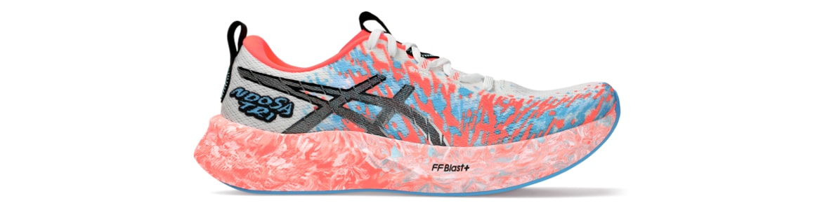 Buty Asics Noosa-Tri 16 czerwono-białe - zdjęcie podeszwy środkowej