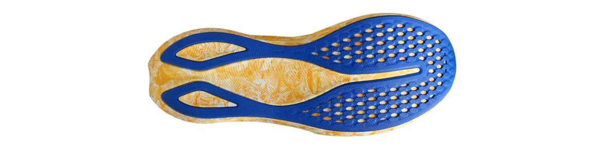 Buty Asics Noosa-Tri 16 żółto-niebieskie - zdjęcie podeszwy zewnetrznej