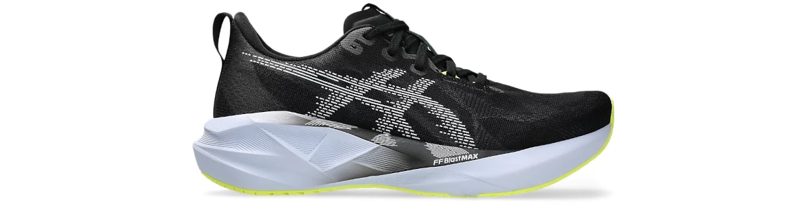 Buty męskie Asics Novablast 5 czarno-białe - zdjęcie podeszwy środkowej